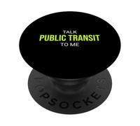 Parlez du Transport en commun à Moi, passionné de drôles PopSockets PopGrip Adhésif