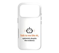 Parlez-Moi comme Un Robot optimiste doté d'une IA Coque pour iPhone 17 Pro