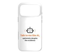 Parlez-Moi comme Un Robot optimiste doté d'une IA Coque pour iPhone 17 Pro Max