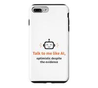 Parlez-Moi comme Un Robot optimiste doté d'une IA Coque pour iPhone 7 Plus/8 Plus