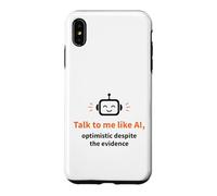 Parlez-Moi comme Un Robot optimiste doté d'une IA Coque pour iPhone XS Max