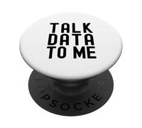 Parlez-moi des données | Passionné de données | Amateur d'analyse de données PopSockets PopGrip Adhésif