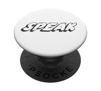 Parlez | Racontez Votre Histoire Ne Soyez Pas Silencieux Dites Le PopSockets PopGrip Adhésif