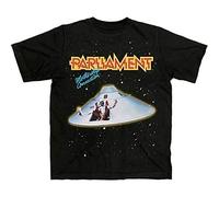 Parliament Mothership Connection Funkadelic Funk Music Band T-shirt noir, Couleur 26., M