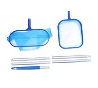 Parliky 1 Ensemble Écumoire de Piscine avec Tige Aluminium pour Nettoyage de Débris et Objets Piscine Étang et Source Thermale