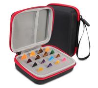 Parliky 1 Jeu de médiators conteneur de médiator Accessoires pour Banjos Organisateur d'insert fourre-Tout médiators de Banjo Accessoire de Guitare médiators avec conteneur Eva