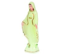 Parliky 1 Pc Ornement Notre-Dame De Vierge Marie Lumineux Catholique Statue Joseph Figurine Catholique Cadeau Statue Catholique Lumineuse Prier Chapelet Mère Plastique Jésus