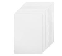 Parliky 10 Feuilles de Pochoirs Translucides en PVC 22 X 14 CM pour Stylo 3D Planches de Traçage Réutilisables Livret D’Exercices Accessoires Dessin Créatif pour Loisirs Artistiques