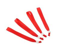 Parliky 10 pièces Bracelets Légers pour Événements Rouges Bande Strapping Ajustable et Bracelets Identification Réutilisables pour Concerts et Fêtes