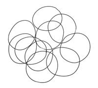 Parliky 10 Pièces Élastiques Carnet Nylon Bandes Élastiques de Liaison pour Journal de Voyage Accessoires Pratiques pour Protège Carnet et Organisation Portable