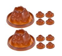 Parliky 10 Pièces Kit DIY Modèle Volcanique avec Base Éducatif Scientifique pour Projets Scolaires et Exploration Stem