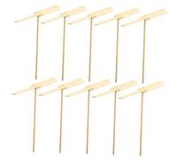 Parliky 10 pièces Lot de Jouets Volants Dragonfly Bois et Portable pour Garçon Fille Jeu Dextérieur Éducatif et Cadeau Danniversaire