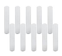 Parliky 10 pièces Lot de Plaques Acier Inoxydable pour Gilet Lesté Fitness Équipement de Course et Entraînement Plaques de Poids Durables et Sûres Bandes Lestées pour Exercice