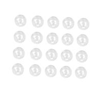 Parliky 100 Boules de Verre Creuses Transparentes Seul Trou 25 MM Accessoire de Bijouterie en Verre pour Création de Boucles d'Oreilles et Bijoux DIY