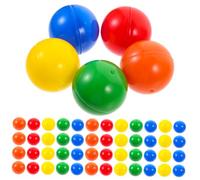 Parliky 100 Pièces Boules de Loterie Colorées pour Jeux de Fête et Tirage Au Sort Balles de Tennis de Table Multicolores Assorties