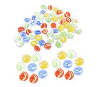 Parliky 100 Pièces Lot de Billes Colorées pour Jeux et Décoration Aquarium Billes Décoratives Décor Vivant pour Bassin et Jardin