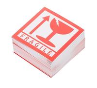 Parliky 1000 pièces Étiquettes Fragile Autocollantes Lot de Stickers Avertissement Colis Fragile avec Message Handle With Care pour Expédition et Stockage