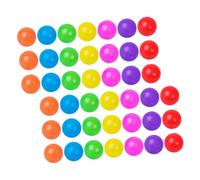 Parliky 100pièces Lot de Balles Rondes Plastique Souple de Colorées pour Piscine à Balles Jouets pour Garçon Fille et Tout-Petits Tente et Salle de Jeux Garçon Fille