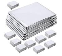 Parliky 12 Feuilles Film Réfléchissant Argenté pour Jardinage Film Isolant pour Serre Protection Thermique et Croissance des Plantes Résistant Aux Intempéries et Multi-Usage