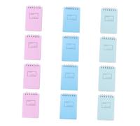 Parliky 12 Pièces de Notes Spirale Portables et Rechargeables Cahiers Vierges pour Prise de Notes Créative Calepin Multifonction pour École et Voyage Couleurs Aléatoires