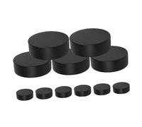 Parliky 12 pièces Mini Indoor Hockey Pucks PU Foam Soft Training Pucks for Team Practice and Quiet Indoor Use