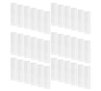 Parliky 120 Pochettes Adhésives Transparentes 75 X 32 CM pour Cartes Porte-Étiquettes Autocollant Ouverture Supérieure Organisateur D’Étiquettes pour Bureau Bibliothèque et Rangement