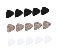 Parliky 15 pièces Médiators Feutre pour Ukulélé et Guitare Accessoires Durables Protection des Doigts Remplacement Professionnel