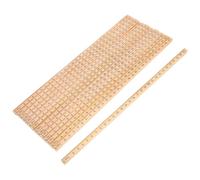 Parliky 15 Pièces Règles Simple Face Carrées Échelle Claire Précise pour Mesure Menuiserie Dessin et Bureautique Outils Durables pour École et Projets à Domicile