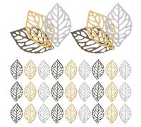 Parliky 150 Pièces Breloques Alliage de Zinc Creuses Charms Naturels pour Fabrication de Bijoux Colliers Bracelets Boucles Oreilles Accessoires DIY