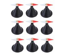 Parliky 16 Pièces Mini Wing Shaped Magnetic Needle with Stand for Physics Teaching Demonstrates Magnetic Field Direction and Relationship for School Science Experiments