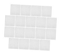 Parliky 18 feuilles Pastilles Adhésives Double Face Mousse EVA Blanche Autocollants Ronds pour Décoration Artisanale DIY