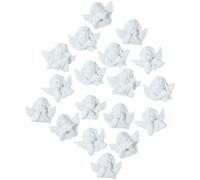 Parliky 18 Pièces Petits Anges Plats en Résine pour Bricolage Téléphone | Style Assorti Blanc, Lot pour Bijoux et Coques, Décorations DIY Soi-même Style Aléatoire