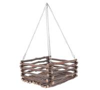 Parliky 1ensemble Hamac Suspendu Bois pour Hamster Et Petits Animaux Lit Et Aire De Jeux Multifonctionnelle Confortable Et Pratique pour Rongeurs comme Hamsters Rats Et Chinchillas