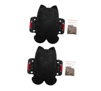 Parliky 1ensemble Kit De Massage Auto-toilettage Pour Chat Accessoires Muraux Plastique Pour Grattage Et Massage De Combs Pour à Poils Et Courts Et Élimine Poils Morts