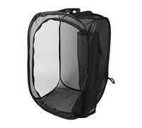 Parliky 1pièce Cage De Protection Transparent pour Plantes Abri Ventilé Et Observatoire Insectes Noir
