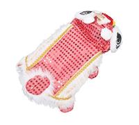 Parliky 1pièce Costume De Chien Lion Dansant Vêtement Festif pour Nouvel an Adorable Déguisement pour Animaux De Compagnie Accessoire Photo Amusant