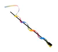 Parliky 1pièce Jouet à Coloré avec Clochette Et Poignée Cristal pour Chats Jouet Interactif Amusant avec Ruban Coloré pour Les Instincts De Chasse des Félins