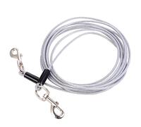 Parliky 1pièce Laisse De Chien Tressée avec Collier Corde Double Tête pour Activités De Plein Air