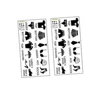 Parliky 2 ensembles Étiquettes Vêtements Autocollantes Amovibles Stickers pour et Décoration Penderie Étiquettes Catégorie Vêtements Chaussures Rangement Facile Traces