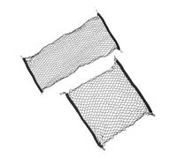 Parliky 2 Ensembles Filets de Rangement pour Coffre Voiture Filets Élastiques Arrière Nylon Résistant Organiseurs Cargo pour Stockage Sécurisé