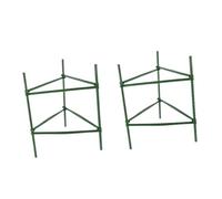 Parliky 2 Ensembles Support Plantes Grimpantes Treillis Jardin Triangle Résistant pour Légumes Vigne Escalade Fruits