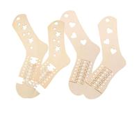 Parliky 2 paires Bloqueurs Chaussettes Durables pour Tricot Outils DIY pour Forme et Blocage Set de Polyvalentes pour Amateurs de Tricot et Crochet