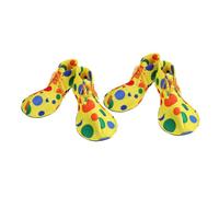Parliky 2 Paires Housses de Chaussures de Clown Colorées Cosplay Garçon Fille et Adultes Confortables pour Halloween et Performances de Groupe