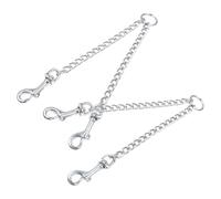 Parliky 2 pièces Connecteur de Collier Chien Clips Sécurisés Résistants pour Harnais et Laisse Accessoire Pratique pour Colliers Standards et Dressage