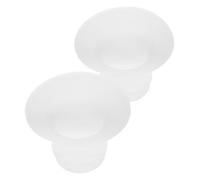 Parliky 2 pièces Insert de Bride de Pompe Silicone Souple pour Tire-lait Manuel Portable Ajustable Lavable et Confortable Accessoires de Remplacement pour Allaitement