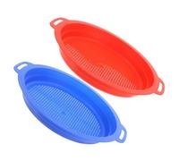 Parliky 2 Pièces Jeu de Sable Garçon Fille Sableur Plastique Filet Fin pour Bac à Sable et Plage Extérieur pour Garçons et Filles Filtre Impuretés et Développement Motricité