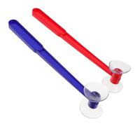Parliky 2 pièces Jeu Marteau avec Ventouse Marteaux Plastique Sécurisés pour Éveil et Interaction Parent Dactivité Réfléchie pour Table et Cartes Bords Coupants Couleurs Couleur Aléatoire