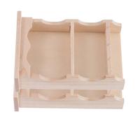 Parliky 2 Pièces Mini Dollhouse Cabinet Solid Wood Vintage Style Realistic Japanese Style Hanging Storage Shelf for Kitchen Dining Decoration