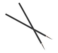Parliky 2 pièces Pinceaux de Détail Céramique Stylo Retouche Fine Ligne pour Peinture Sur Émail et Sous-émail pour Modèles et Art Miniature