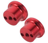 Parliky 2 pièces Poignées de Traction Alliage Aluminium Accessoires Fitness Musculation Ergonomiques pour Barres de Machines de Gym Compatibles avec Divers Équipements Entraînement